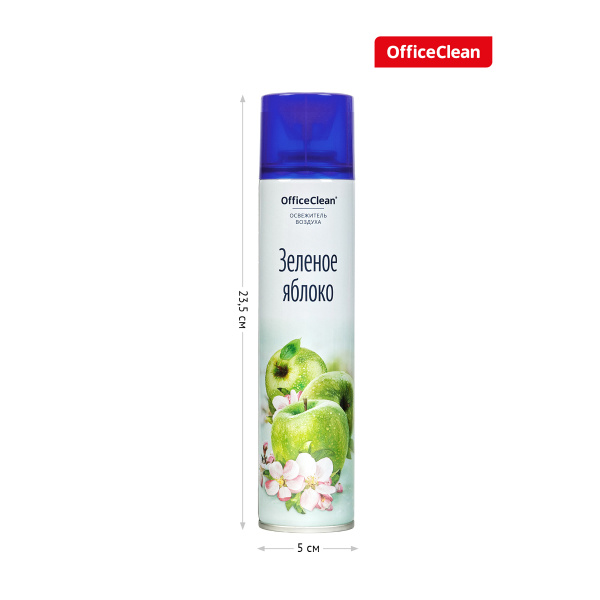 Освежитель воздуха аэрозольный OfficeClean "Зеленое яблоко", 300мл 258830 - МСК «Форвард»