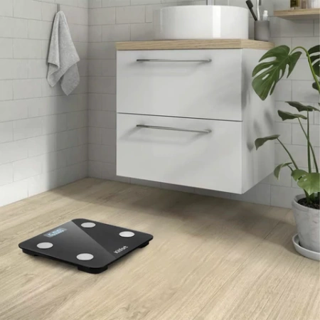 Весы напольные диагностические KITFORT КТ-805, электронные, вес до 180 кг, квадрат, стекло, черные 455962 - МСК «Форвард»