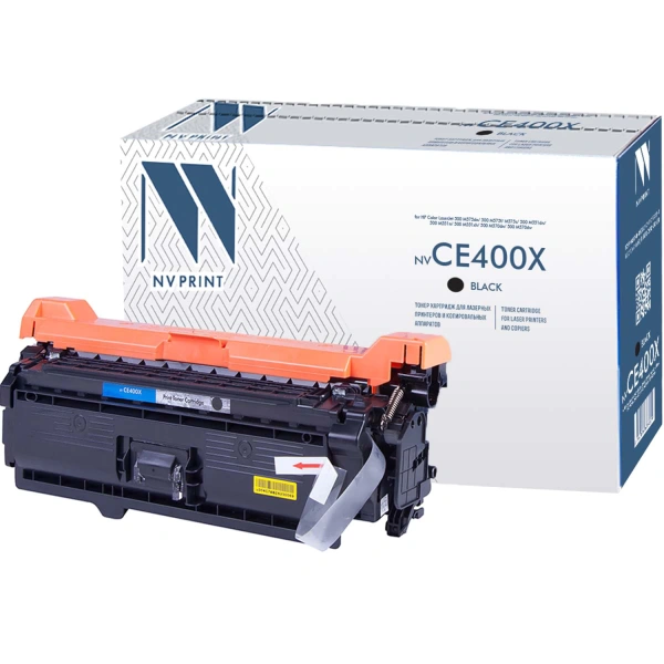 Картридж лазерный NV PRINT (NV-CE400X) для HP LaserJet Pro M570dn/M570dw, черный, ресурс 11000 стр 362223 ПОД ЗАКАЗ 8 ДНЕЙ
