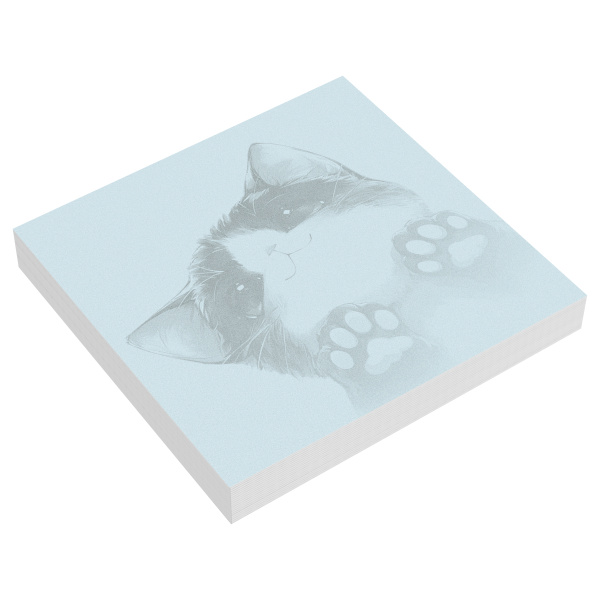 Блок для записей MESHU "Cuteness", 8,5*8,5см, 100л., на склейке MS_65022 378142