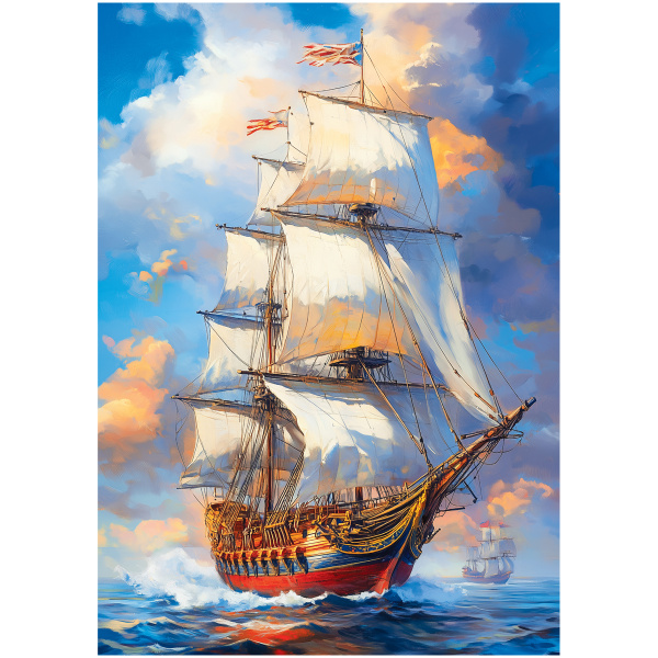 Пазл 260 эл. ТРИ СОВЫ "Парусник" ПК260_64418 376400 - МСК «Форвард»