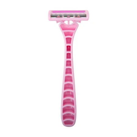 Бритвенные станки одноразовые, 3 лезвия, увлажняющая полоска, плавающая головка, 10 шт., розовый, X-ONE (ИКС-УАН), 700035 - МСК «Форвард»