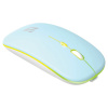 Мышь беспроводная DEFENDER Coda MB-261, 2.4 ГГц + BT, радужная подсветка, 3 кнопки + 1 колесо, 300 мАч, голубая, 52263 514284 - МСК «Форвард»