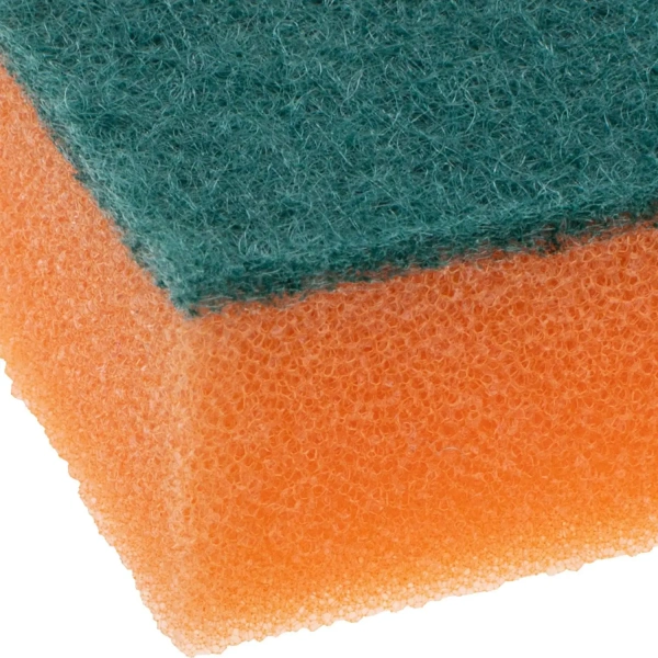 Губка для уборки Donna-Bella Миди 8x5 см КОМПЛЕКТ 10штук  поролон с абразивным слоем Г14 1579104 - МСК «Форвард»