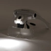 Лупа налобная с LED-ПОДСВЕТКОЙ, 5 сменных линз 95х33 мм, увеличение 1,0 - 3,5, BRAUBERG, 455929 - МСК «Форвард»