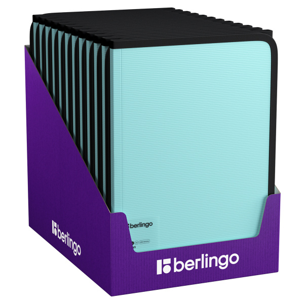 Папка на молнии Berlingo "Instinct" А4, 600мкм, аквамарин ZF4_A4510 376257 - МСК «Форвард»