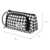 Пенал-косметичка BRAUBERG с ручкой, 1 откидная планка, полиэстер, 22x10х8 см, "Houndstooth", 271560 - МСК «Форвард»