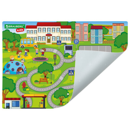 Настольное покрытие BRAUBERG KIDS, А3+, пластик, 46x33 см, "Лабиринт", 273620 - МСК «Форвард»