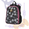 Ранец Berlingo Expert "Glossy stars" 37*28*16см, 2 отделения, 2 кармана, анатомическая спинка RU-EX-1002 366256 - МСК «Форвард»