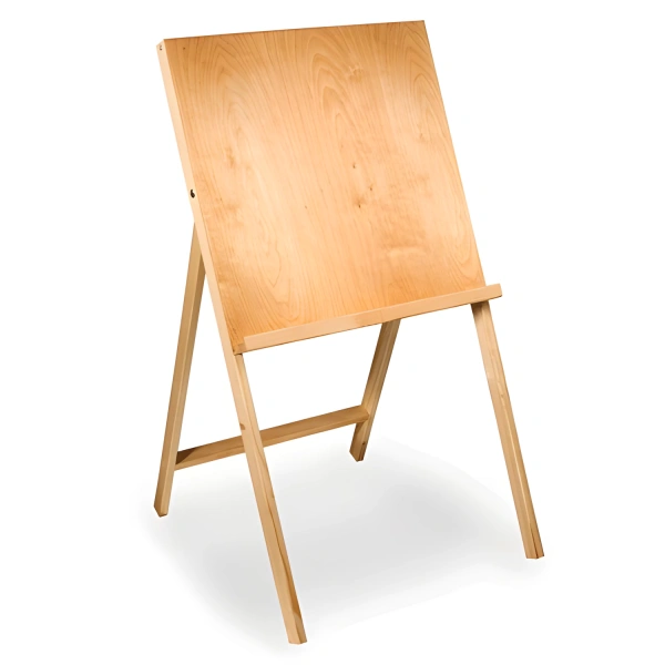 Мольберт напольный "Хлопушка", размер планшета 60x60см, в собр.виде 60x120x8см, 190465