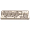 Клавиатура проводная бесшумная USB, 102+98 клавиш, LED-подсветка, SONNEN K620, слоновая кость / серая, 513950 - МСК «Форвард»
