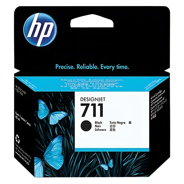 Картридж струйный для плоттера HP (CZ133A) DesignJet T120/T520, №711, черный, ориг., ув.емк. CZ133A 361145 под заказ 8 дней