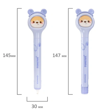 Корректирующая лента FUNSTER (ФАНСТЕР) "Милые зверята", 5 мм x 6 м, ассорти, в блистере, 273982 - МСК «Форвард»