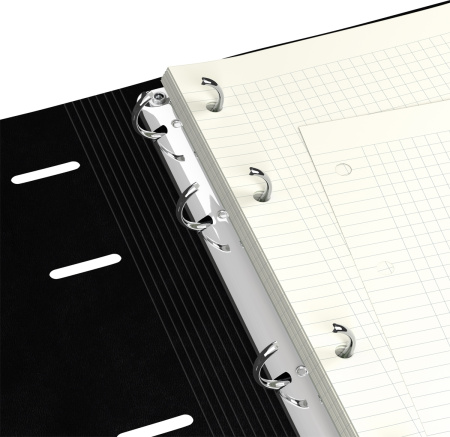 Тетрадь на кольцах А5, 120л., кожзам, BG "Мрамор", иск. кожа, тиснение фольгой 367480 - МСК «Форвард»