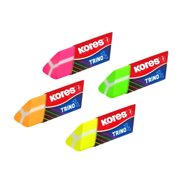 Ластик Kores ПВХ треугольный 64x20x16 мм в картонном диспенсере 40503 1024556 - МСК «Форвард»