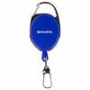 Держатель-рулетка для бейджей, 70 см, 2 карабина, синий, в блистере, BRAUBERG, 238239 - МСК «Форвард»