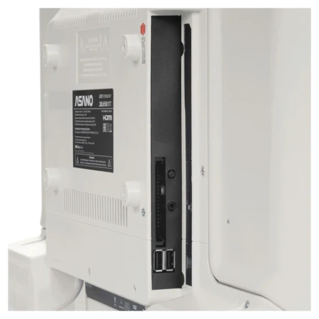 Телевизор ASANO 28LH5011T, 28" (71 см), 1366x768, HD, 16:9, Салют ТВ, Wi-Fi, белый 458880 - МСК «Форвард»