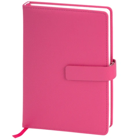Ежедневник в подарочном наборе 5 в 1, А5, 145x212 мм, BRAUBERG "President", под кожу, 160 листов, розовый, 116852 - МСК «Форвард»