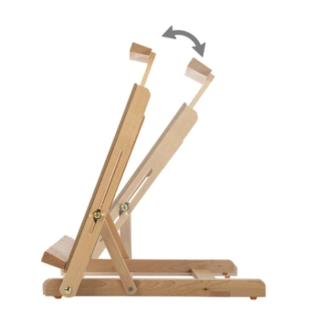 Мольберт настольный BRAUBERG ART CLASSIC, регулируемый верхний держатель, 50х37х39 см, бук, 191756 - МСК «Форвард»