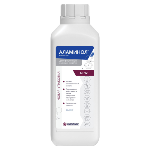 Средство дезинфицирующее 1л АЛАМИНОЛ, концентрат, 601594 ЧЕСТНЫЙ ЗНАК!
