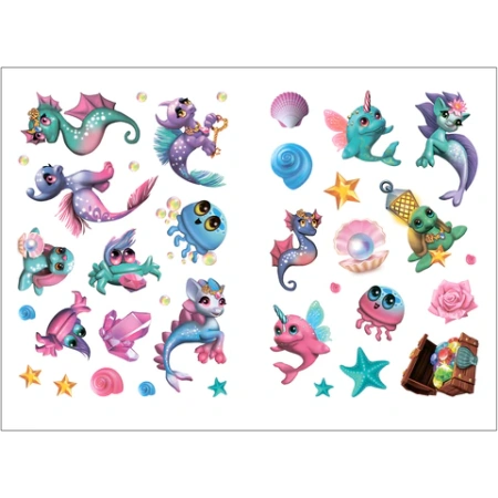 Раскраска с наклейками АССОРТИ "Волшебные питомцы", КОМПЛЕКТ 6ШТ 29,5х21 см, 3+, МС 691117 - МСК «Форвард»