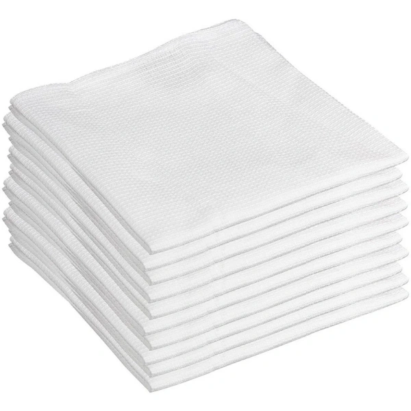 Полотенце вафельное отбеленное 40x80 см 160 г/кв.м КОМПЛЕКТ 10 штук 1939111 Честный знак!