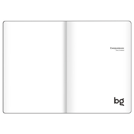 Ежедневник недатированный А5, 136л., 7БЦ BG "Flowery. Black", глянцевая ламинация, отд.фольгой DuА5_64362 376415 - МСК «Форвард»