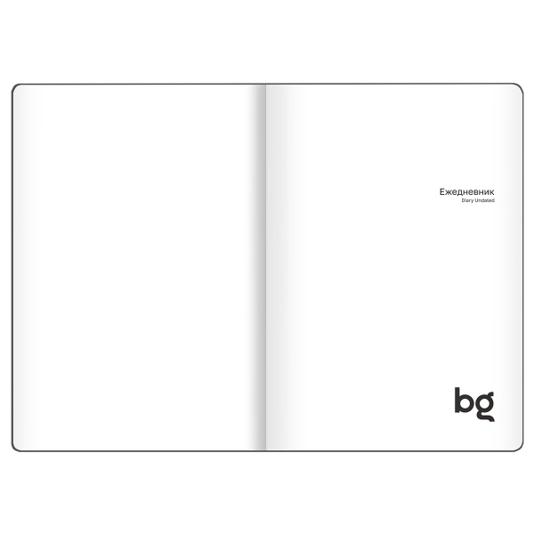 Ежедневник недатированный А5, 136л., 7БЦ BG "Flowery. Black", глянцевая ламинация, отд.фольгой DuА5_64362 376415 - МСК «Форвард»