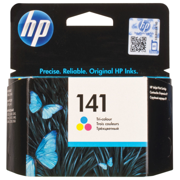 Картридж струйный HP (CB337HE) DJ C4283/C5283/D5363/Officejet J5783 и др, №141, цветной, ориг. CB337 360570 ПОД ЗАКАЗ 8 ДНЕЙ