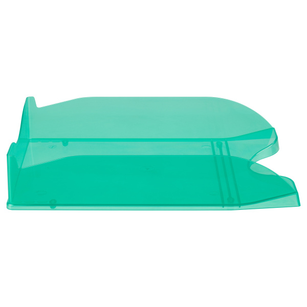Лоток для бумаг горизонтальный СТАММ "Тропик", тонированный мятный ЛТГ-31252 351658 - МСК «Форвард»