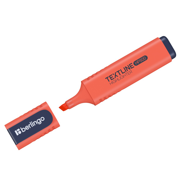 Текстовыделитель Berlingo "Textline HP500" персиковый, 1-5мм T7518 374567