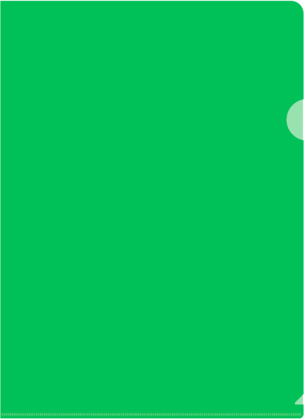Папка-уголок Бюрократ -EE310/1GREEN A4 пластик 0.15мм зеленый 816383 - МСК «Форвард»