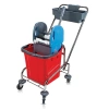 Тележка уборочная, 1 съемное ведро 25 л, механический отжим, корзина, BRABIX, Турция, 607902 - МСК «Форвард»