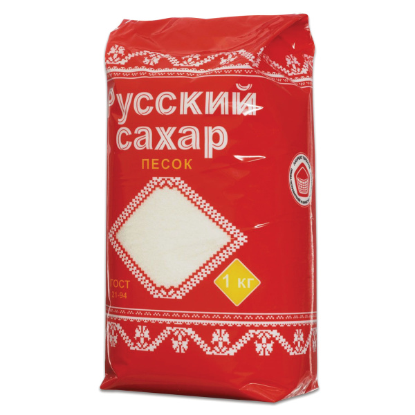 Сахарный песок РУССКИЙ 1 кг, 621107