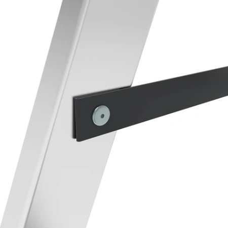 Стремянка алюминиевая двухсторонняя 2х2 ступени, высота площадки 0,43 м, до 150 кг, вес 1,8 кг, НОВАЯ ВЫСОТА, 1120202 609082 - МСК «Форвард»