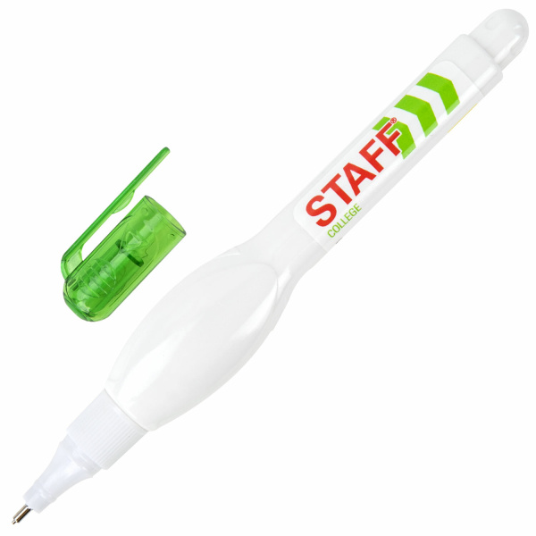 Ручка-корректор STAFF College, 7 мл, металлический наконечник, 226816