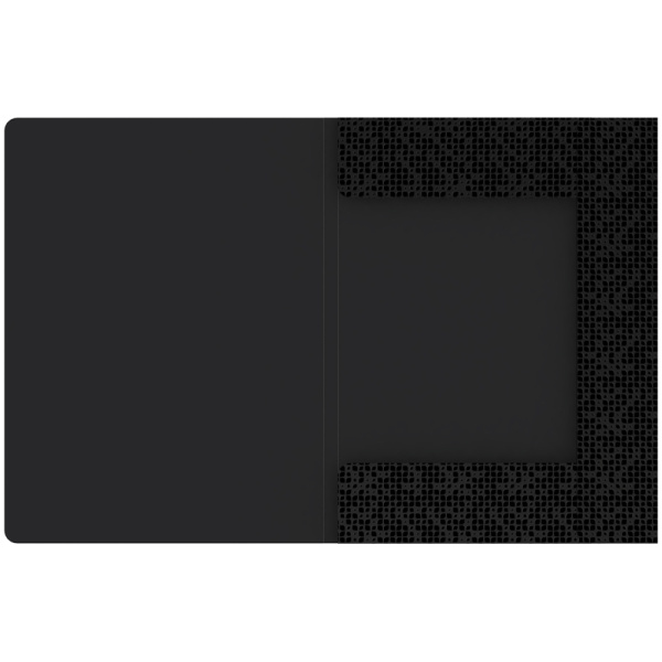 Папка на резинке Berlingo "DoubleBlack" А4, 600мкм, черная, с рисунком FB4_A4701 299551 - МСК «Форвард»