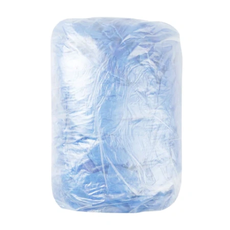 Бахилы двойные с двойной резинкой КОМПЛЕКТ 100 штук (50 пар) ПРОЧНЫЕ, 39х14 см, 32 мкм, 3,9 г, ELEGREEN 631228 минпромторг - МСК «Форвард»