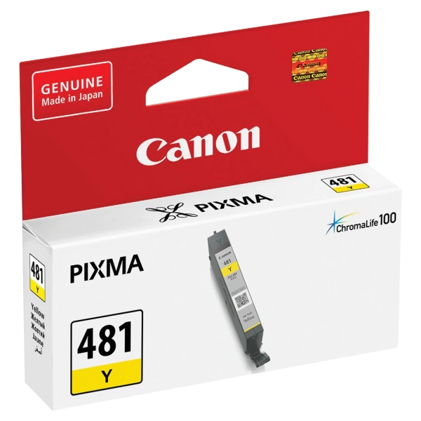 Картридж струйный CANON (CLI-481Y) для PIXMA TS704/TS6140, желтый, ресурс 257 страниц, ориг. 2100C00 363215 ПОД ЗАКАЗ 8ДНЕЙ!