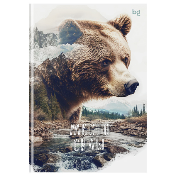 Ежедневник недатированный А5, 136л., 7БЦ, BG " Достопримечательности России", глянцевая ламинация 388507