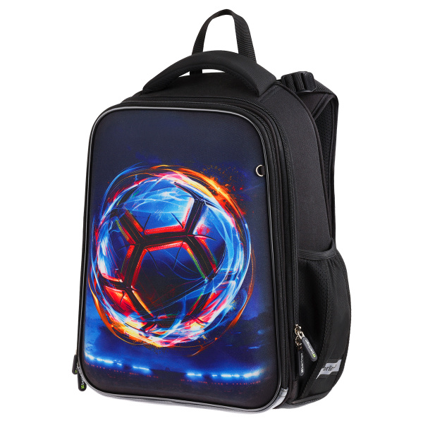 Ранец Berlingo Expert "Cyber Football" 37*28*16см, 2 отделения, 2 кармана, анатомическая спинка RU-EX-1103 379050