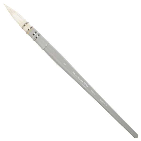 Кисть художественная профессиональная коза, круглая, №8, BRAUBERG ART CLASSIC, 200956