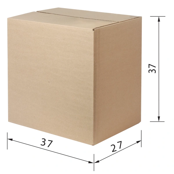 Гофроящик д370*ш270*в370 мм, марка Т22, профиль В, FEFCO 0201 / ГОСТ исполнение А, 440056