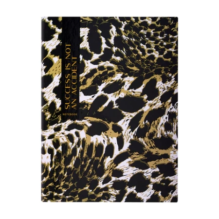 Тетрадь на кольцах А5 165х215 мм, 120 листов, твердый картон, клетка, BRAUBERG, "Leopard", 404712 - МСК «Форвард»