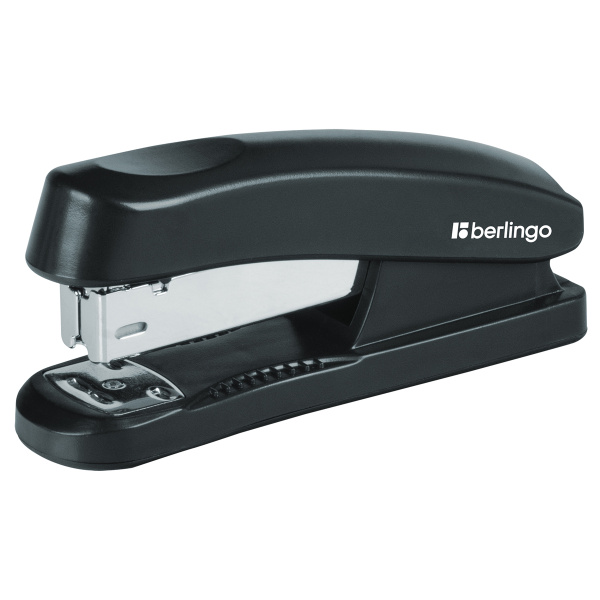 Степлер №24/6, 26/6 Berlingo "Universal" до 30л., пластиковый корпус, черный H3100 103962 