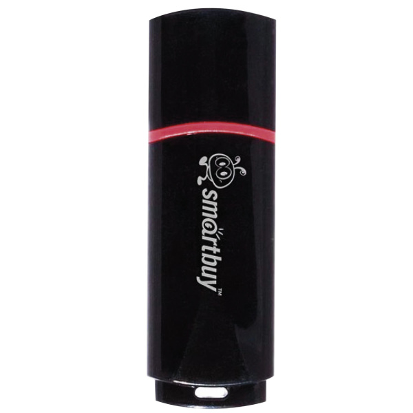 Флеш-диск 16GB SMARTBUY Crown USB 2.0, черный, SB16GBCRW-K 512189