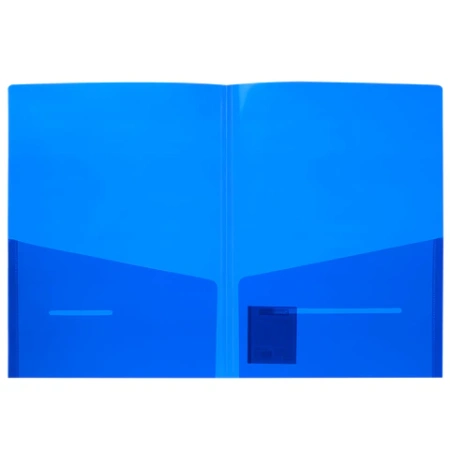 Папка-уголок 2 кармана, непрозрачная, А4, BRAUBERG "SPECIAL", синяя, 0,18 мм, 273060 - МСК «Форвард»