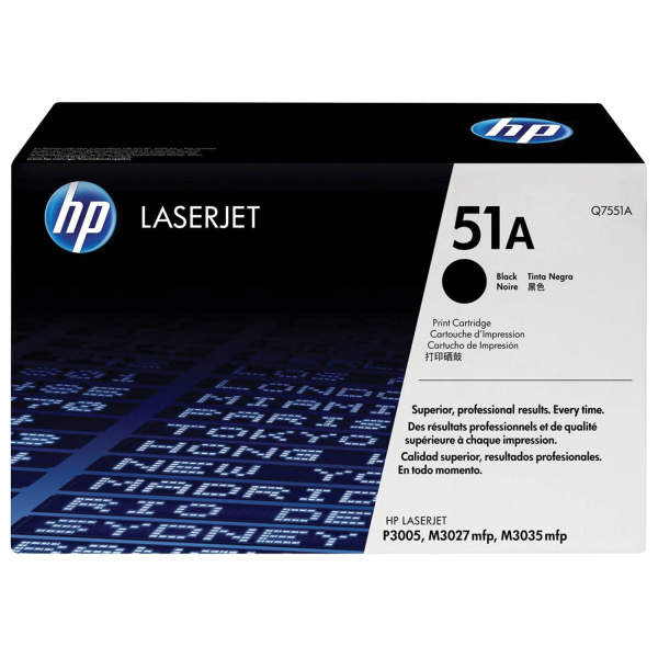 Картридж лазерный HP (Q7551A) LaserJet M3035/3027/P3005, №51А, оригинальный, ресурс 6500 стр. Q7551A 360516