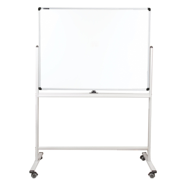 Доска магнитно-маркерная НА СТЕНДЕ 90х120 см, 2-сторонняя, ГАРАНТИЯ 10 ЛЕТ,BRAUBERG Premium, 236851