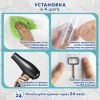 Крючки самоклеящиеся универсальные 7х7 см, КОМПЛЕКТ 5 шт., сталь + ПВХ, LAIMA Home, 608790 - МСК «Форвард»